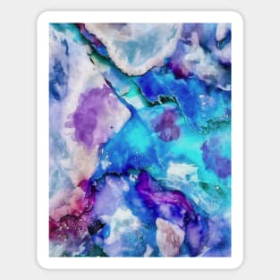 Abstract watercolor Sticker